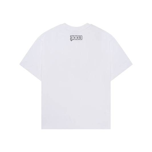 CODÉ Worldmap T-shirt White