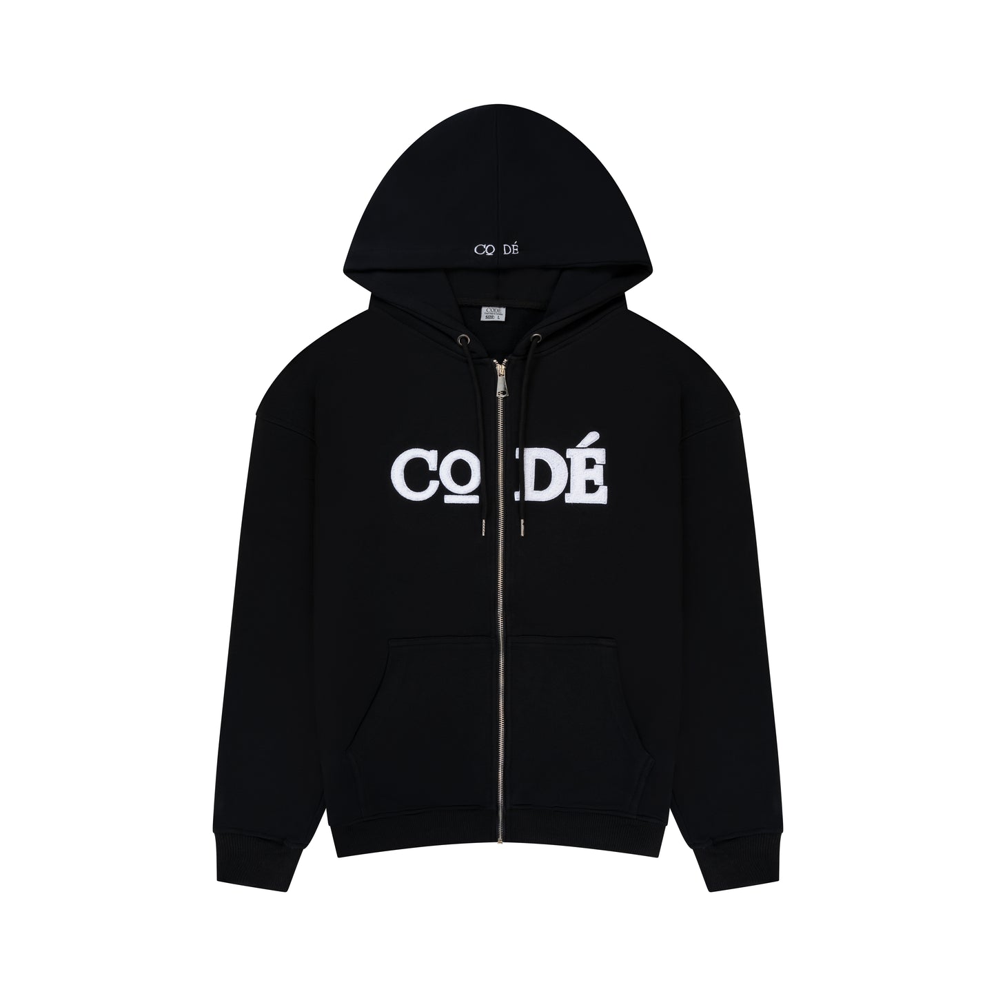 CODÉ Key to Success Zipper Hoodie Black
